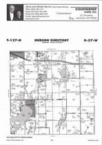 Hudson Township, Alexandria, Forada, Union Lake, Directory Map, Douglas County 2006